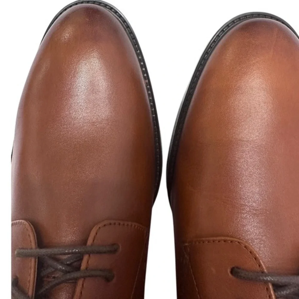 Cole Haan Mens Hawthorne Brown Leather Lace Up Oxford Dress Shoes Size 8 M‎ NWOT